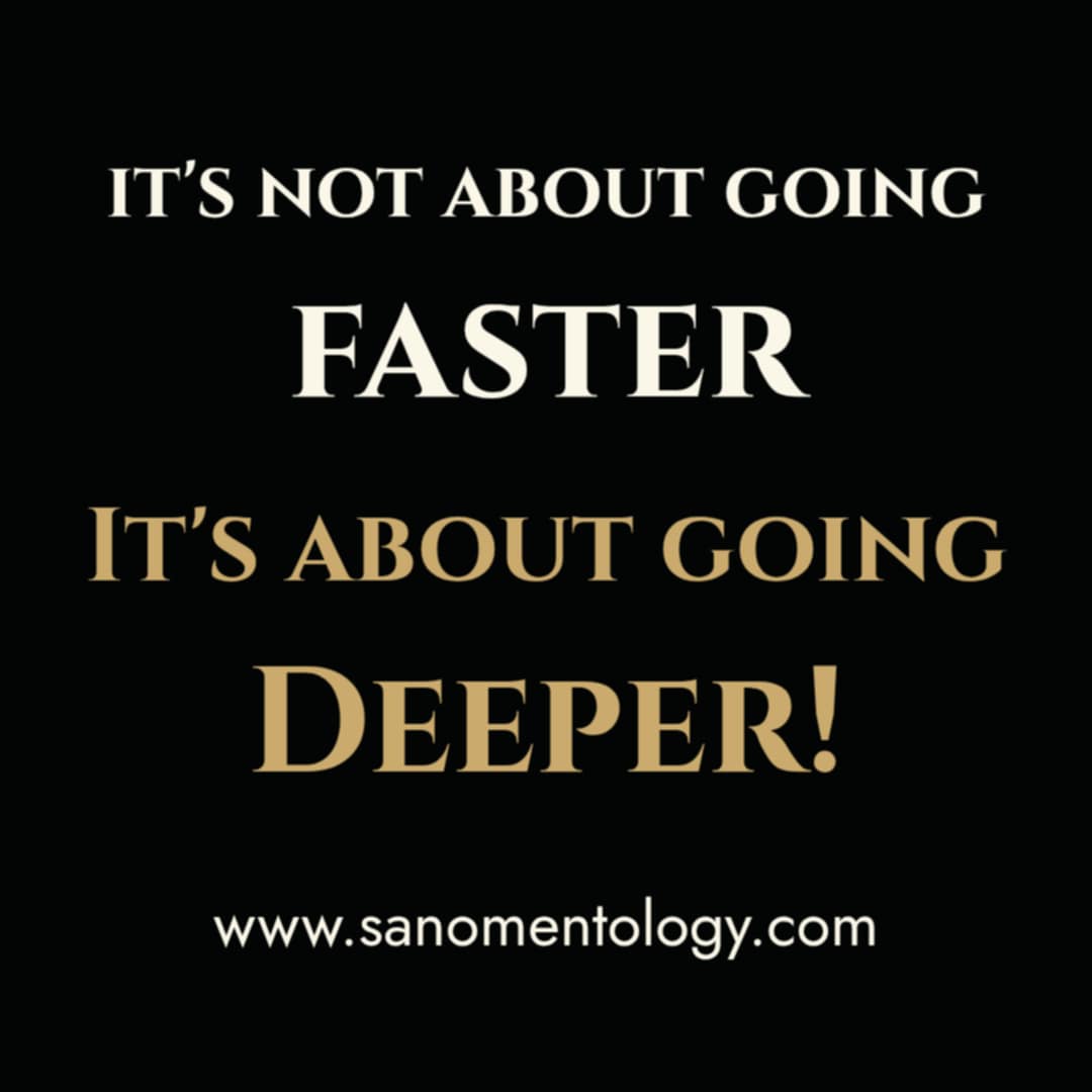 It’s Not About Going Faster